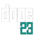 Dope23 logo bele boje